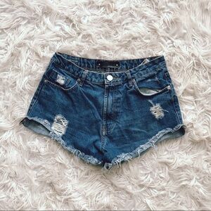 • Animale • Cut Off Denim Jean Shorts 4 (36)